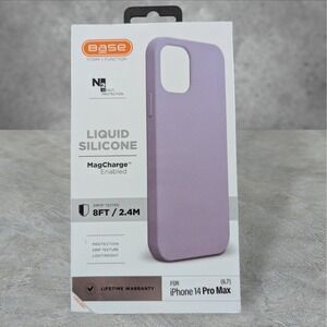 A1. Base Liquid Silicone MagCharge Case For Apple iPhone 14 Pro Max In Purple
